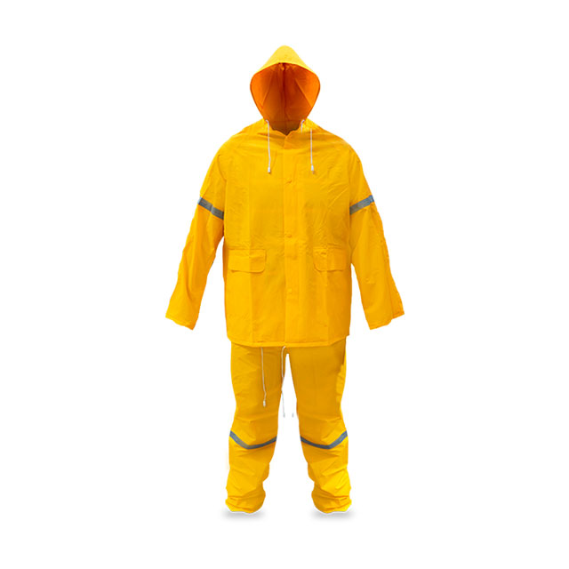 Kit impermeable y pantalón amarillo con reflejante Mca. MRS – Safety Store México